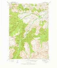 Mt Wood Montana Historical topographic map, 1:62500 scale, 15 X 15 Minute, Year 1939