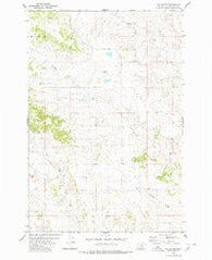 Mud Butte Montana Historical topographic map, 1:24000 scale, 7.5 X 7.5 Minute, Year 1980