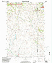 Mud Creek Montana Historical topographic map, 1:24000 scale, 7.5 X 7.5 Minute, Year 1995