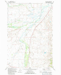 Mud Lake Montana Historical topographic map, 1:24000 scale, 7.5 X 7.5 Minute, Year 1962