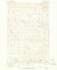 Mud Spring Montana Historical topographic map, 1:24000 scale, 7.5 X 7.5 Minute, Year 1963