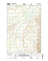 Mud Lake Montana Current topographic map, 1:24000 scale, 7.5 X 7.5 Minute, Year 2014