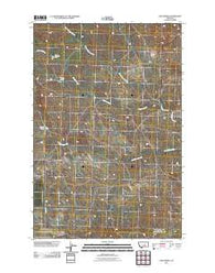 Mud Spring Montana Historical topographic map, 1:24000 scale, 7.5 X 7.5 Minute, Year 2011