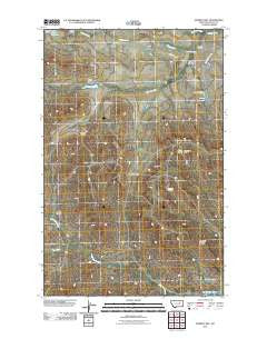 Murray Hill Montana Historical topographic map, 1:24000 scale, 7.5 X 7.5 Minute, Year 2011