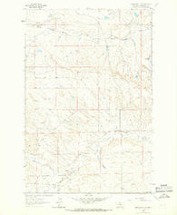 Musselshell NW Montana Historical topographic map, 1:24000 scale, 7.5 X 7.5 Minute, Year 1963