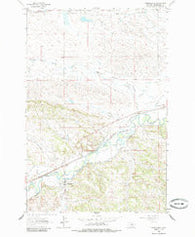Musselshell Montana Historical topographic map, 1:24000 scale, 7.5 X 7.5 Minute, Year 1963