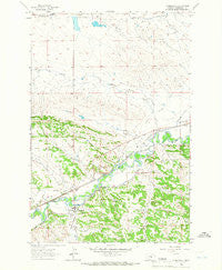 Musselshell Montana Historical topographic map, 1:24000 scale, 7.5 X 7.5 Minute, Year 1963