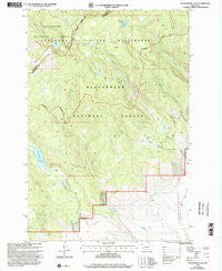 Mussigbrod Lake Montana Historical topographic map, 1:24000 scale, 7.5 X 7.5 Minute, Year 1997