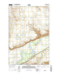 Myers Montana Current topographic map, 1:24000 scale, 7.5 X 7.5 Minute, Year 2014