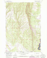 Mystery Cave Montana Historical topographic map, 1:24000 scale, 7.5 X 7.5 Minute, Year 1964