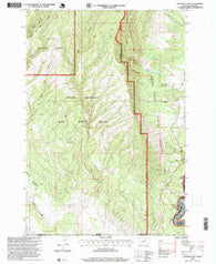 Mystery Cave Montana Historical topographic map, 1:24000 scale, 7.5 X 7.5 Minute, Year 1996