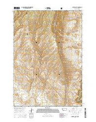 Mystery Cave Montana Current topographic map, 1:24000 scale, 7.5 X 7.5 Minute, Year 2014