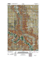 Naismith Montana Historical topographic map, 1:24000 scale, 7.5 X 7.5 Minute, Year 2011