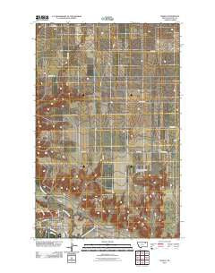 Nashua Montana Historical topographic map, 1:24000 scale, 7.5 X 7.5 Minute, Year 2011