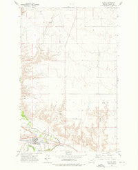 Nashua Montana Historical topographic map, 1:24000 scale, 7.5 X 7.5 Minute, Year 1972