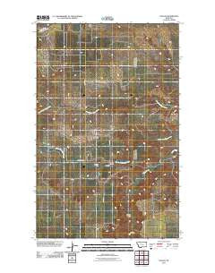 Navajo Montana Historical topographic map, 1:24000 scale, 7.5 X 7.5 Minute, Year 2011