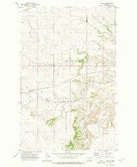 Navajo Montana Historical topographic map, 1:24000 scale, 7.5 X 7.5 Minute, Year 1973