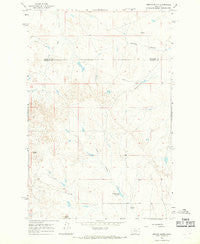 Needle Butte Montana Historical topographic map, 1:24000 scale, 7.5 X 7.5 Minute, Year 1965