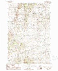 Negro Hollow Montana Historical topographic map, 1:24000 scale, 7.5 X 7.5 Minute, Year 1987
