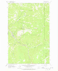 Neihart Montana Historical topographic map, 1:24000 scale, 7.5 X 7.5 Minute, Year 1961