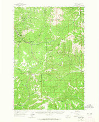 Neihart Montana Historical topographic map, 1:62500 scale, 15 X 15 Minute, Year 1961