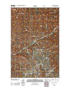 Nelson Montana Historical topographic map, 1:24000 scale, 7.5 X 7.5 Minute, Year 2011