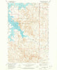 Nelson Creek Bay Montana Historical topographic map, 1:24000 scale, 7.5 X 7.5 Minute, Year 1973