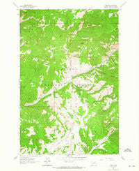 Nelson Montana Historical topographic map, 1:24000 scale, 7.5 X 7.5 Minute, Year 1962
