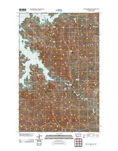 Nelson Creek Bay Montana Historical topographic map, 1:24000 scale, 7.5 X 7.5 Minute, Year 2011