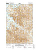 Nelson Creek Bay Montana Current topographic map, 1:24000 scale, 7.5 X 7.5 Minute, Year 2014