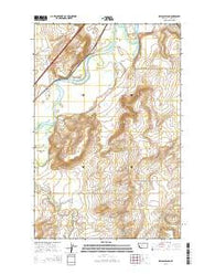 Nelson Island Montana Current topographic map, 1:24000 scale, 7.5 X 7.5 Minute, Year 2014