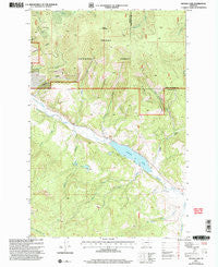 Nevada Lake Montana Historical topographic map, 1:24000 scale, 7.5 X 7.5 Minute, Year 2001
