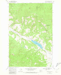 Nevada Lake Montana Historical topographic map, 1:24000 scale, 7.5 X 7.5 Minute, Year 1968