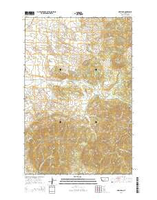 New Year Montana Current topographic map, 1:24000 scale, 7.5 X 7.5 Minute, Year 2014