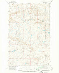 Newhouse Reservoir Montana Historical topographic map, 1:24000 scale, 7.5 X 7.5 Minute, Year 1971