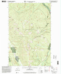 Newton Mountain Montana Historical topographic map, 1:24000 scale, 7.5 X 7.5 Minute, Year 1997