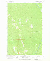 Newton Mountain Montana Historical topographic map, 1:24000 scale, 7.5 X 7.5 Minute, Year 1963