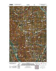 Newton Mountain Montana Historical topographic map, 1:24000 scale, 7.5 X 7.5 Minute, Year 2011
