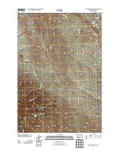 Nez Perce Hollow Montana Historical topographic map, 1:24000 scale, 7.5 X 7.5 Minute, Year 2011