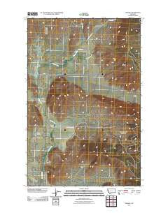 Niarada Montana Historical topographic map, 1:24000 scale, 7.5 X 7.5 Minute, Year 2011