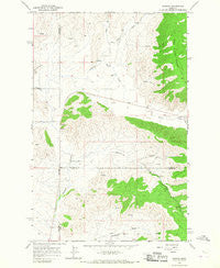 Niarada Montana Historical topographic map, 1:24000 scale, 7.5 X 7.5 Minute, Year 1964