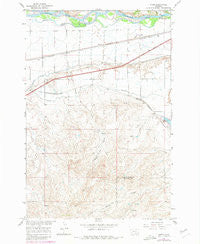 Nibbe Montana Historical topographic map, 1:24000 scale, 7.5 X 7.5 Minute, Year 1967