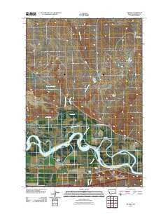 Nichols Montana Historical topographic map, 1:24000 scale, 7.5 X 7.5 Minute, Year 2011