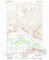 Nichols Montana Historical topographic map, 1:24000 scale, 7.5 X 7.5 Minute, Year 1968