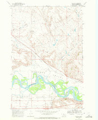 Nichols Montana Historical topographic map, 1:24000 scale, 7.5 X 7.5 Minute, Year 1968