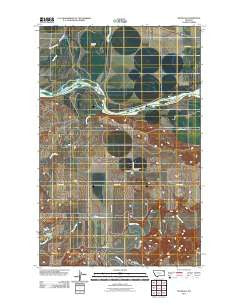 Nickwall Montana Historical topographic map, 1:24000 scale, 7.5 X 7.5 Minute, Year 2011