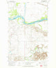 Nickwall Montana Historical topographic map, 1:24000 scale, 7.5 X 7.5 Minute, Year 1972