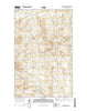 Nightshoot Coulee Montana Current topographic map, 1:24000 scale, 7.5 X 7.5 Minute, Year 2014