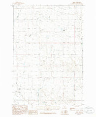 Nihill Montana Historical topographic map, 1:24000 scale, 7.5 X 7.5 Minute, Year 1986