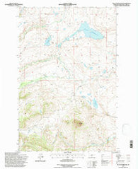 Nilan Reservoir Montana Historical topographic map, 1:24000 scale, 7.5 X 7.5 Minute, Year 1995